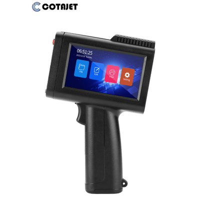 Portable Handheld Inkjet Printer Gun , Portable Inkjet Printer Label Printer With Data Matrix GS1
