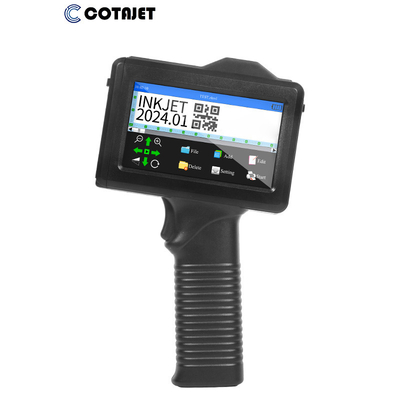 ABS / Metal Handheld Barcode Printer , Portable Hand Barcode Printing Machine