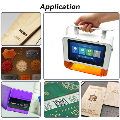 Small Portable Fiber Laser Marker Machine Handheld Laser Engraving Machine