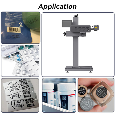 PET Bottle CO2 Laser Marking Machine 0-130m/min With Laser Coder