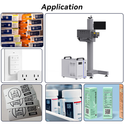 3W 5W 10W UV Laser Marking Machine For Flexible Films / Rigid Plastics