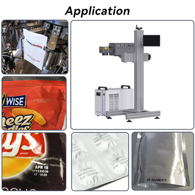 3W 5W 10W UV Laser Marking Machine For Flexible Films / Rigid Plastics