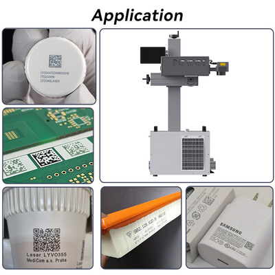 3W 5W 10W UV Laser Marking Machine For Flexible Films / Rigid Plastics