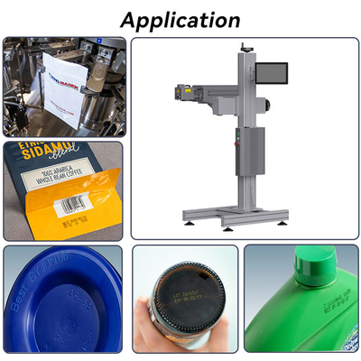 Flying CO2 Laser Marking Machine 220V 50HZ With Coding / Marking