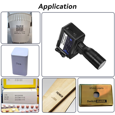 Portable Handheld Inkjet Printer Machine , Handheld Inkjet Batch Coding Machine