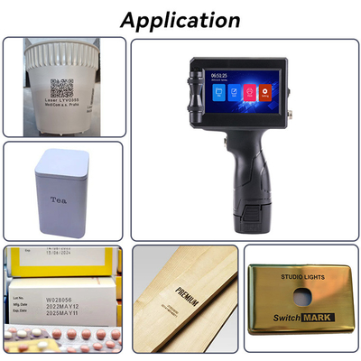 Lightweight Portable Handheld Inkjet Barcode Printer , Handheld Mobile Inkjet Printer