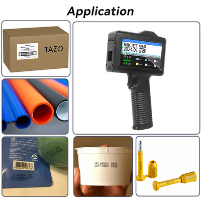 ABS / Metal Handheld Barcode Printer , Portable Hand Barcode Printing Machine