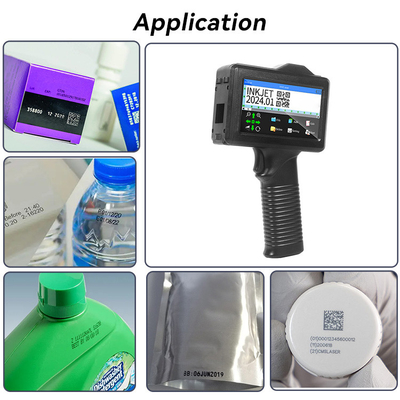 ABS / Metal Handheld Barcode Printer , Portable Hand Barcode Printing Machine