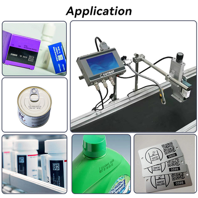 Industrial Thermal Inkjet Printer , Automatic Inkjet Batch Coding Machine With LOT Coding