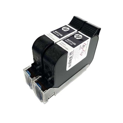 12.7mm Industrial Ink Cartridges W3T10B Black HP 2590 Solvent Print Cartridge
