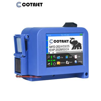 COTAJET Handheld Inkjet Printer Coding Machine / Mini Handheld Portable Inkjet Printer