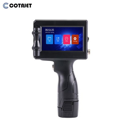 Lightweight Portable Handheld Inkjet Barcode Printer , Handheld Mobile Inkjet Printer