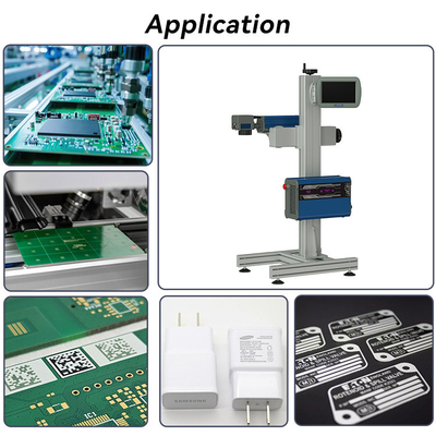 Metal Fiber Laser Marking Machine 20W 30W 50W 100W For Pipe