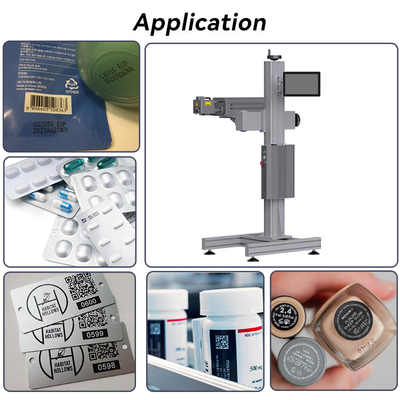 Flying CO2 Laser Marking Machine 220V 50HZ With Coding / Marking