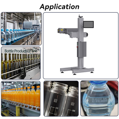 Flying CO2 Laser Marking Machine 220V 50HZ With Coding / Marking