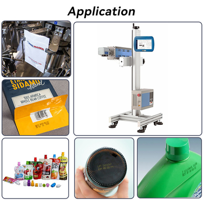 CO2 Industrial Laser Marking Machine / System For Food Packing