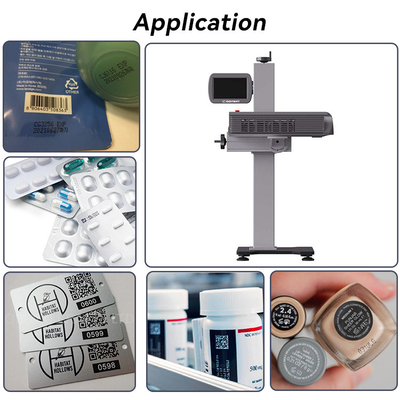30W-60W CO2 Laser Marking Machine For Production Line Bottle Coders