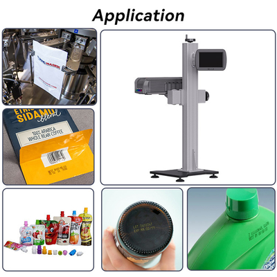 30W-60W CO2 Laser Marking Machine For Production Line Bottle Coders