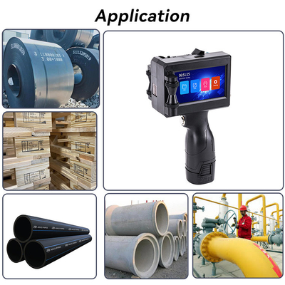Lightweight Portable Handheld Inkjet Barcode Printer , Handheld Mobile Inkjet Printer