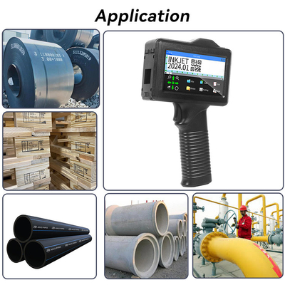 ABS / Metal Handheld Barcode Printer , Portable Hand Barcode Printing Machine