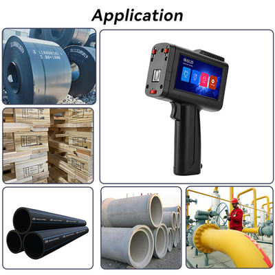 Portable Handheld Inkjet Printer Gun , Portable Inkjet Printer Label Printer With Data Matrix GS1