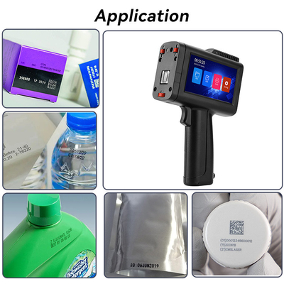 Portable Handheld Inkjet Printer Gun , Portable Inkjet Printer Label Printer With Data Matrix GS1