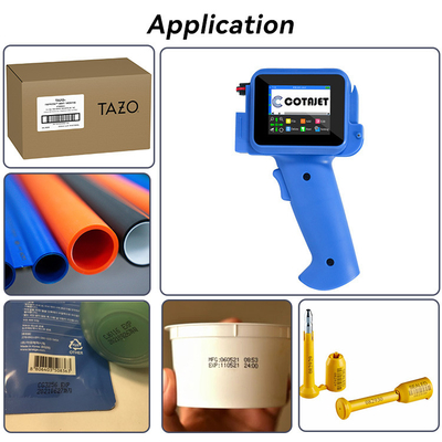 Mobile Handheld Inkjet Printer handheld Batch Coding Machine For Batch Numbers Handheld Printer Gun