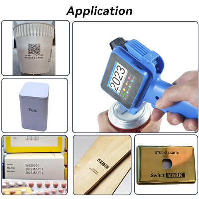 Mobile Handheld Inkjet Printer handheld Batch Coding Machine For Batch Numbers Handheld Printer Gun